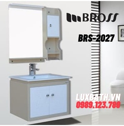 Bộ tủ chậu nhựa PVC 1 ngăn Bross BRS-2027