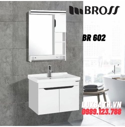 Bộ tủ chậu nhựa PVC Bross BR 602