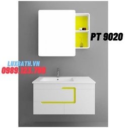 Bộ tủ chậu nhựa PVC 2 ngăn Potentech PT 9020
