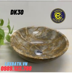 Chậu rửa lavabo dương bàn đá màu vàng thanh hóa Eximstone DK30