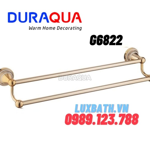 Vắt khăn đôi mạ vàng Duraqua G6822