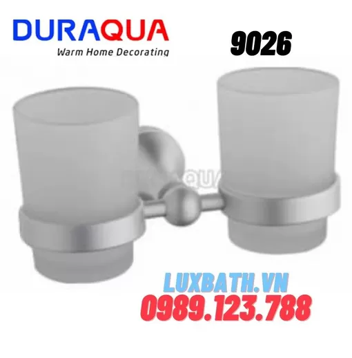 Giá để cốc đôi hợp kim nhôm Duraqua 9206