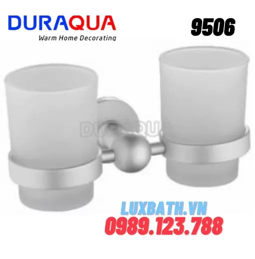 Giá để cốc đôi hợp kim nhôm Duraqua 9506