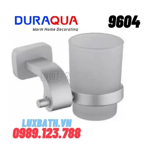 Kệ cốc đánh răng hợp kim nhôm Duraqua 9604
