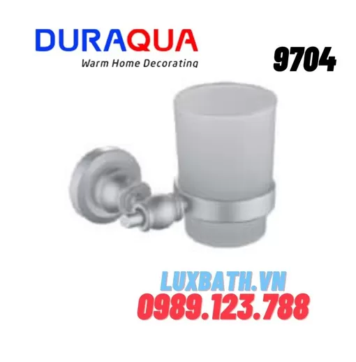 Kệ cốc đánh răng hợp kim nhôm Duraqua 9704