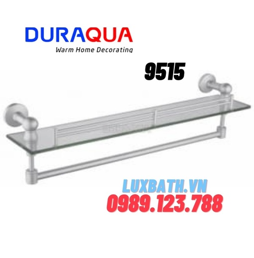 Kệ kính kèm vắt khăn hợp kim nhôm Duraqua 9515
