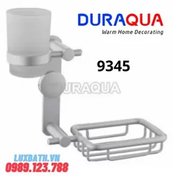 Giá cốc kết hợp giá xà phòng hợp kim nhôm Duraqua 9345