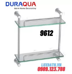 Kệ Để Đồ 2 Tầng Nhôm Kính Duraqua 9612