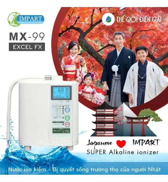 Máy điện giải ion kiềm Impart EXCEL-FX (MX-99)