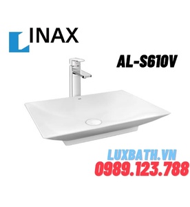 Chậu rửa mặt đặt bàn đá vuông INAX AL-S610V (S600)