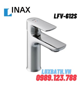 Vòi chậu rửa mặt 1 lỗ nóng lạnh Inax LFV-612S (S200)
