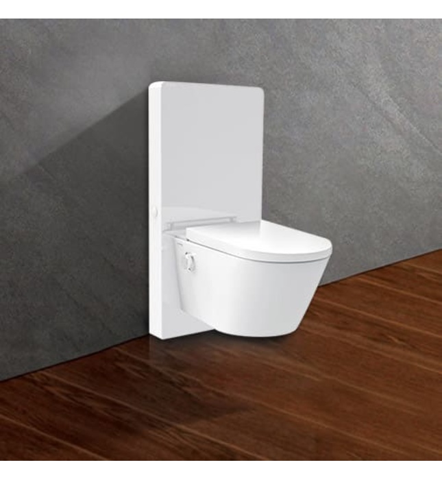 Bồn cầu treo tường thông minh Platinum P.16.320 (kính trắng)