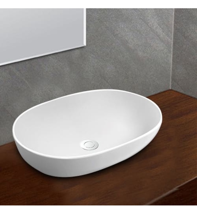 Chậu rửa mặt đặt bàn dương bàn đá Platinum P.23.350