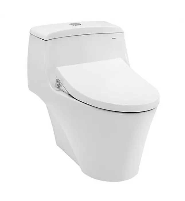 Bồn Cầu Một Khối Xả Nhấn Nắp Rửa Cơ TOTO CW823RAE4#W