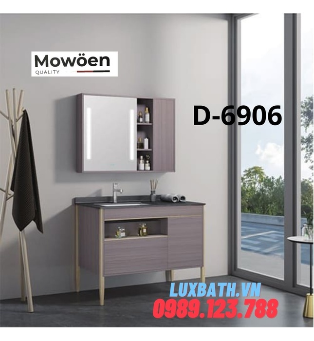 Bộ tủ chậu Lavabo cao cấp Mowoen D-6906