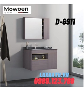 Bộ tủ chậu lavabo cao cấp Mowoen D-6911 80x50cm