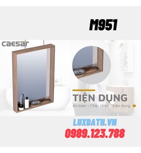 Gương soi kèm khung để đồ Caesar M951 