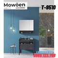 Bộ tủ chậu Lavabo 2 ngăn cao cấp Mowoen T-9510 80x50cm