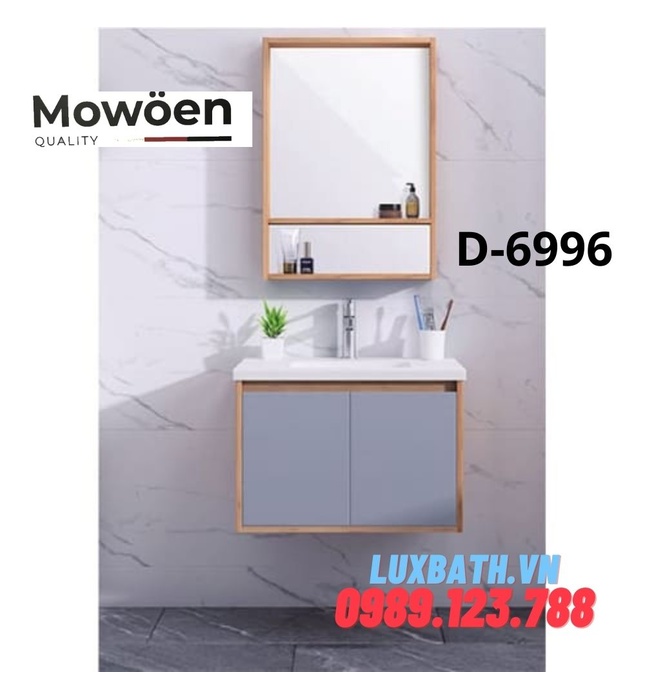 Bộ tủ chậu Lavabo cao cấp Mowoen D-6996 60x40cm