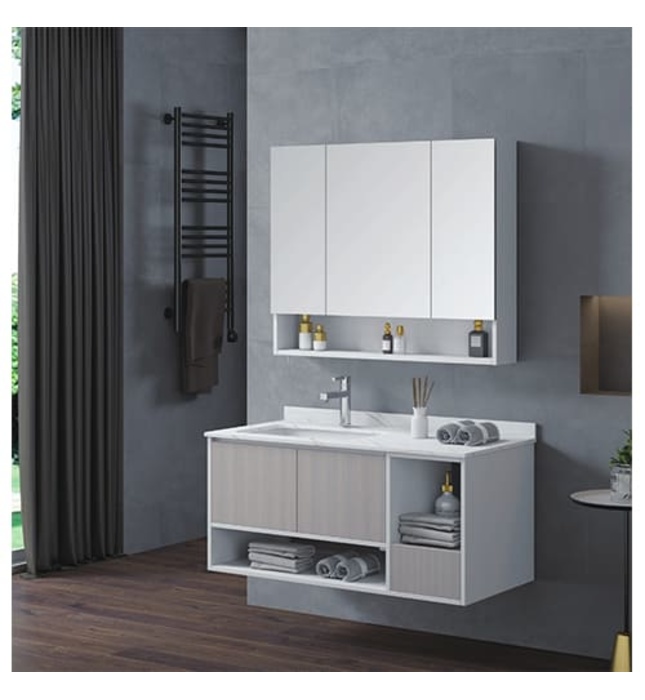 Bộ tủ liền chậu 5 ngăn Mowoen D-6922 100x48cm