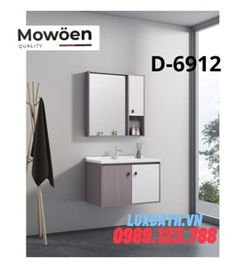Bộ tủ chậu lavabo cao cấp Mowoen D-6912 80x50cm