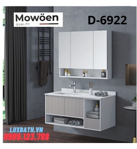 Bộ tủ liền chậu 5 ngăn Mowoen D-6922 100x48cm