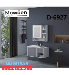 Bộ tủ chậu lavabo hiện đại Mowoen D-6927 80x46cm