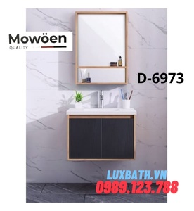 Bộ tủ chậu lavabo cao cấp Mowoen D-6973 60x48cm