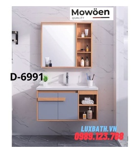 Bộ tủ chậu Lavabo cao cấp Mowoen D-6991 80x48cm
