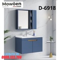 Bộ tủ chậu gương cao cấp Mowoen D-6918 80x48cm