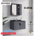 Bộ chậu lavabo liền tủ cao cấp Mowoen D-6936-80 80x50cm