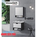 Tủ chậu rửa mặt nhựa 2 ngăn Mowoen D-6953 60x48cm