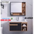 Bộ tủ chậu rửa mặt Mowoen D-6969 80x48cm