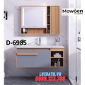 Chậu rửa mặt liền tủ 4 ngăn Mowoen D-6985 90x48cm