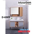 Bộ tủ chậu Lavabo cao cấp Mowoen D-6989 100x46cm