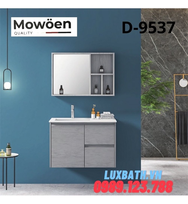 Bộ tủ chậu Lavabo cao cấp Mowoen T-9537 100x50cm