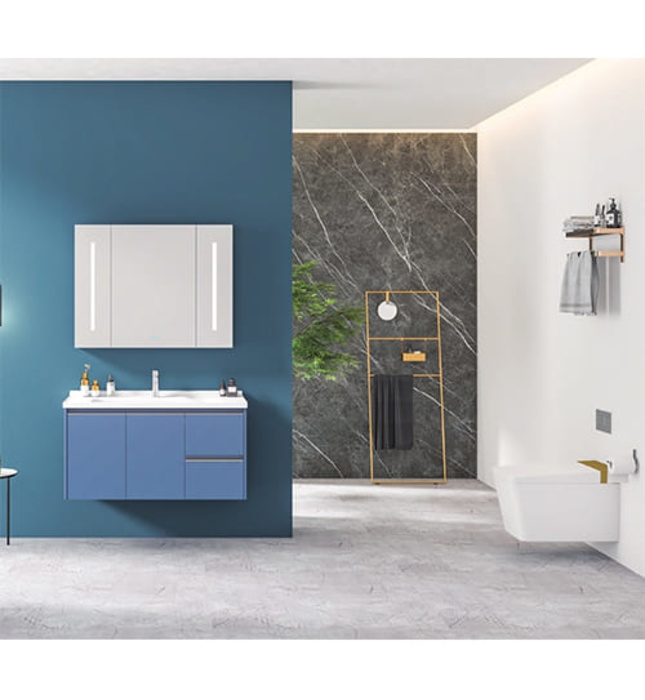 Bộ tủ chậu Lavabo cao cấp Mowoen T-9528 80x48cm