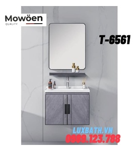 Bộ tủ chậu Lavabo cao cấp Mowoen T-6561 70x48cm