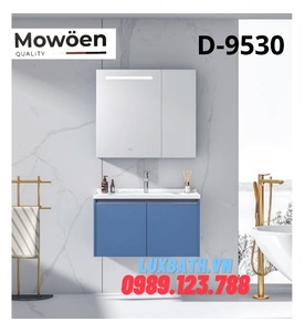 Bộ tủ chậu Lavabo cao cấp Mowoen T-9530 80x48cm