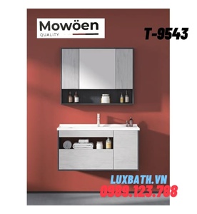 Bộ tủ chậu Lavabo cao cấp Mowoen T-9543 100x48cm