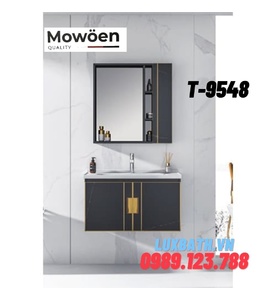 Bộ tủ chậu Lavabo cao cấp Mowoen T-9548 80x48cm