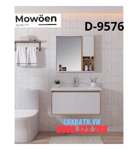 Bộ tủ chậu Lavabo cao cấp Mowoen T-9576 80x48cm