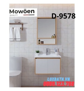 Bộ tủ chậu Lavabo cao cấp Mowoen T-9578 60x48cm