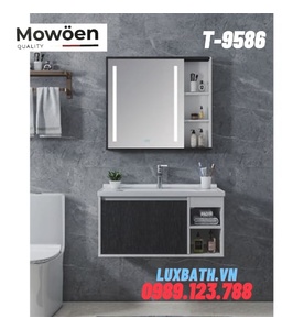 Bộ tủ chậu Lavabo cao cấp Mowoen T-9586 100x50cm