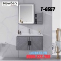 Bộ tủ chậu Lavabo cao cấp Mowoen T-6557 80x48cm
