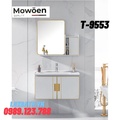 Bộ tủ chậu Lavabo cao cấp Mowoen T-9553 80x48cm