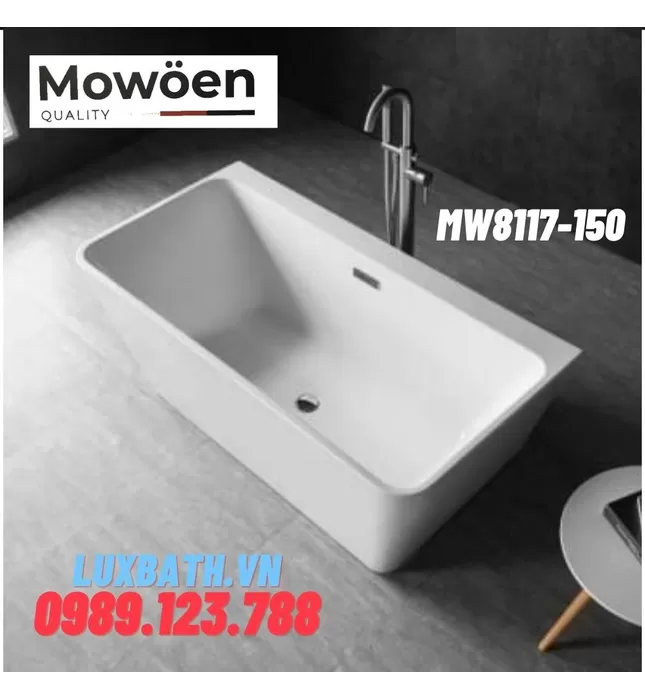 Bồn Tắm Đặt Sàn Mowoen MW8117-150 1.5m