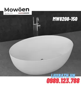 Bồn Tắm Đặt Sàn Oval Mowoen MW8208-150 1.5m