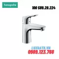 Vòi Lavabo 1 Lỗ Nóng Lạnh Hansgrohe Focus 100 589.29.224