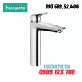 Vòi Lavabo Cổ Cao 1 Lỗ Nóng Lạnh Hansgrohe Logis 190 589.52.406
